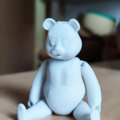 Mô hình gấu khớp linh hoạt (Articulated Happy Bear) siêu cưng