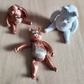 Mô hình gấu khớp linh hoạt (Articulated Happy Bear) siêu cưng - Thumbnail 4