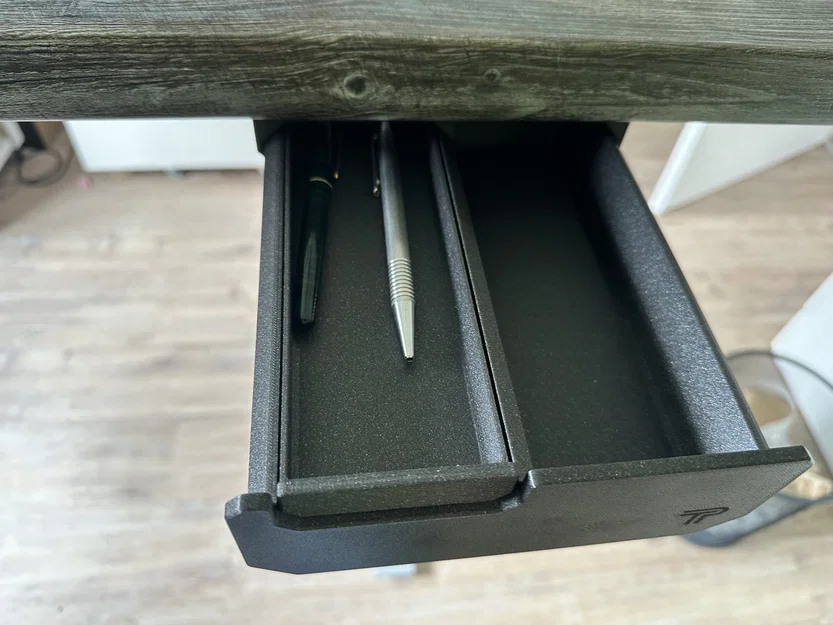 Remix ngăn kéo dưới bàn (trơn) – Underdesk under table drawer empty - Image 4