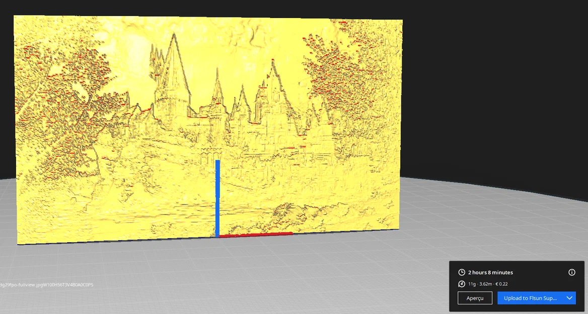 Lithophane Harry Potter - Lâu đài Hogwarts - Image 2