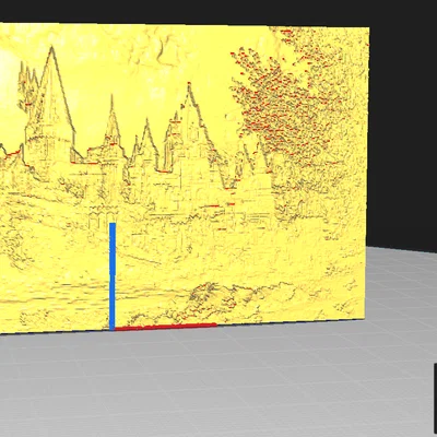 Lithophane Harry Potter - Lâu đài Hogwarts