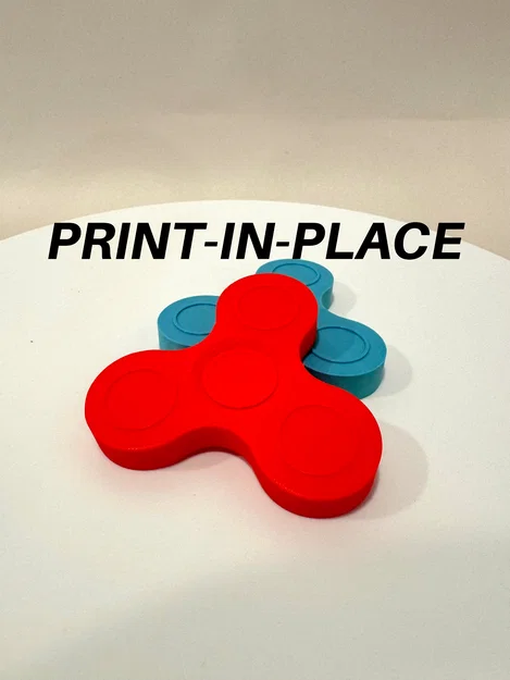 Fidget Spinner Print-In-Place – Quay Mượt, Quay Nhanh - Image 1