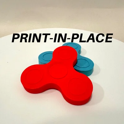Fidget Spinner Print-In-Place – Quay Mượt, Quay Nhanh