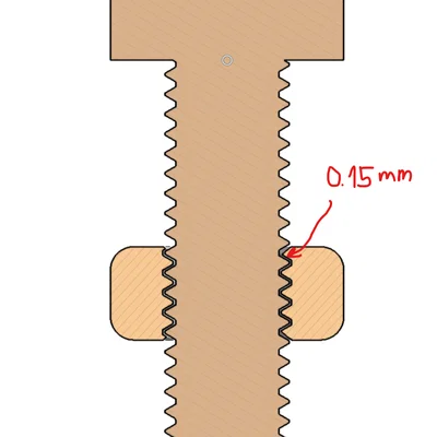 Bộ Bu Lông M8 DIN 961 (Kèm Đai Ốc & Vòng Đệm) In 3D