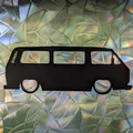 Mô hình trang trí tường xe van cổ điển Volkswagen T3 cực chất - Thumbnail 1
