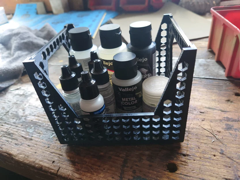 Kệ/Hộp xếp chồng cho Vallejo, Scale75... (có/không nam châm) - Image 4