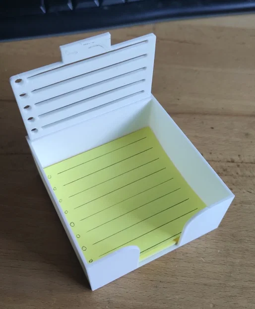 Khay đựng giấy note kèm thước kẻ danh sách tiện lợi - Image 1