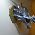 SKYRIM ALDUIN – Cúp treo tường Rồng (Dragon Wall Trophy) Skyrim - Image 1