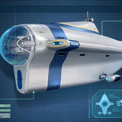 Tàu ngầm Cyclops (Subnautica) – Model 3D để in