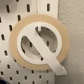 Dispenser Băng Keo Giấy Tối Giản (Minimal Masking Tape Dispenser) - Thumbnail 4