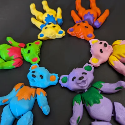 Gấu Nhảy Grateful Dead Articulated (Khớp Linh Hoạt)