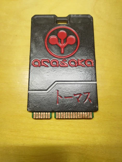 Khay đựng thẻ Arasaka (Arasaka key card holder) - Image 1