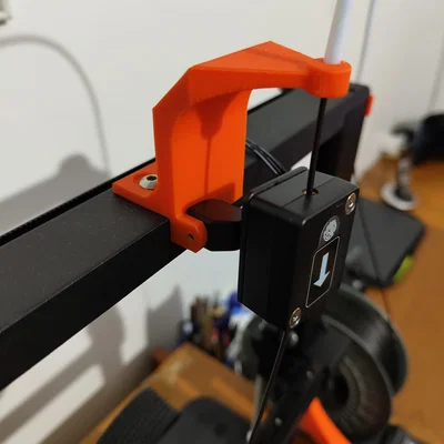 Dẫn Filament Ender 3 KE/SE (không cần vít gắn hông) - Side & Top [đỡ PTFE Tube]