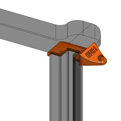 Dẫn Filament Ender 3 KE/SE (không cần vít gắn hông) - Side & Top [đỡ PTFE Tube]
