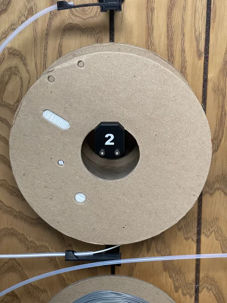Giá treo cuộn filament gắn tường kèm ngàm PTFE cho MMU3 - Image 4
