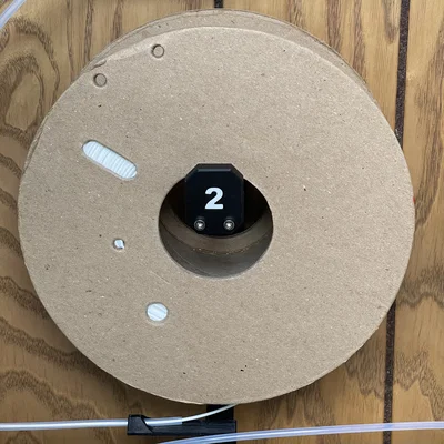 Giá treo cuộn filament gắn tường kèm ngàm PTFE cho MMU3