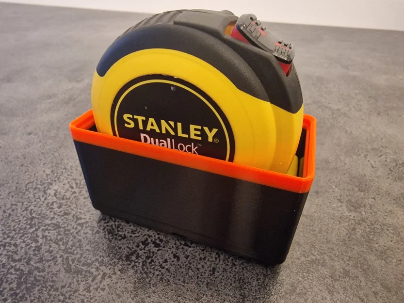 Ngàm đỡ Gridfinity cho thước cuộn Stanley Dual Lock 5m (1x2) - Image 1