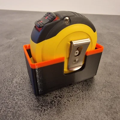 Ngàm đỡ Gridfinity cho thước cuộn Stanley Dual Lock 5m (1x2)