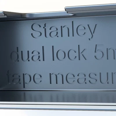 Ngàm đỡ Gridfinity cho thước cuộn Stanley Dual Lock 5m (1x2)
