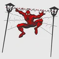 Mô hình trang trí bánh kem Spiderman cho tiệc sinh nhật - Thumbnail 2