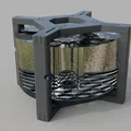 Giá đỡ cuộn filament ngang xếp chồng cho cuộn 1kg hoặc 3kg [V2] - Thumbnail 2