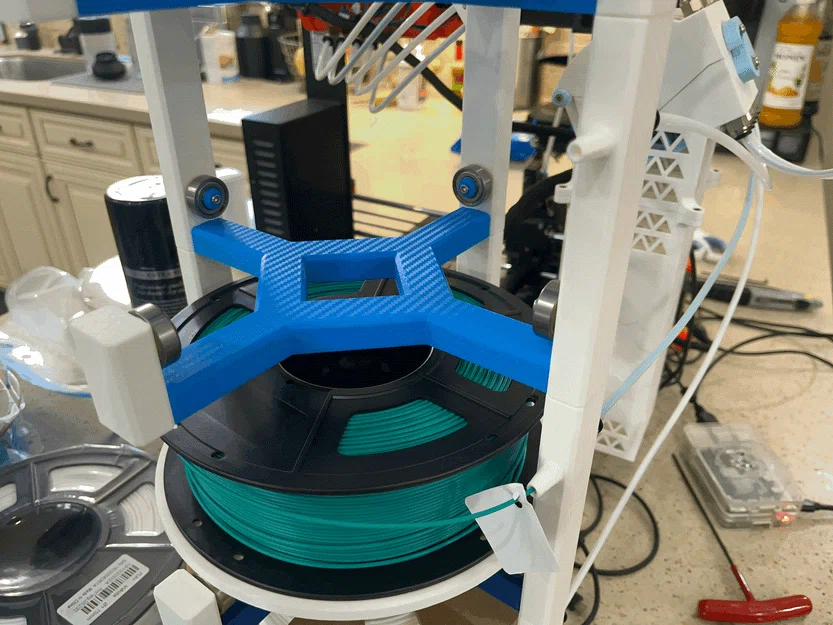 Giá đỡ cuộn filament nằm ngang xếp tầng (Stackable horizontal spool holder) - Image 2