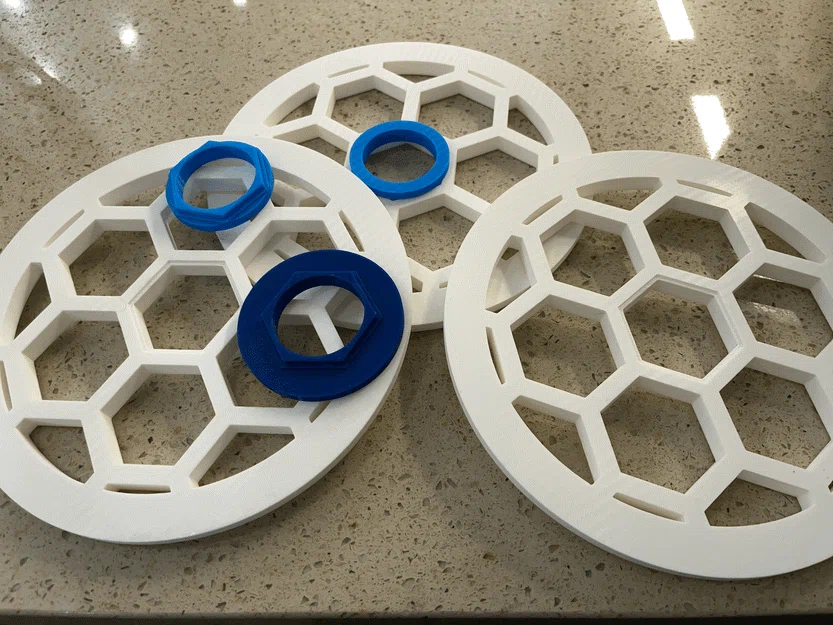 Giá đỡ cuộn filament nằm ngang xếp tầng (Stackable horizontal spool holder) - Image 4