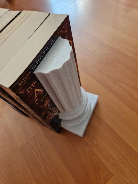 Chặn sách cột Hy Lạp cổ đại (Greek Bookpillar) có đế phẳng - Image 1