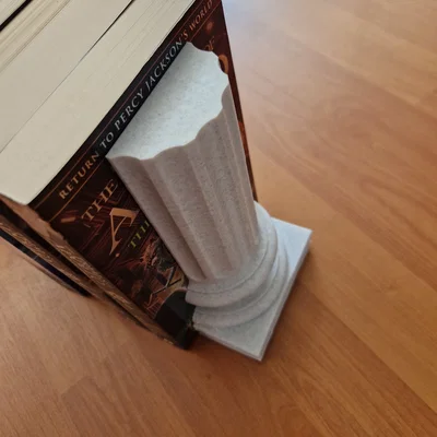 Chặn sách cột Hy Lạp cổ đại (Greek Bookpillar) có đế phẳng