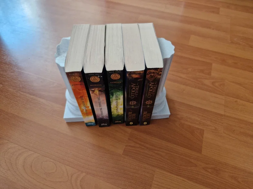 Chặn sách cột Hy Lạp cổ đại (Greek Bookpillar) có đế phẳng - Image 6
