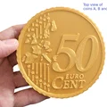 Lót ly hình đồng xu Euro 50 cent (Coin coaster Euro 50 cent) - Thumbnail 4