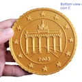 Lót ly hình đồng xu Euro 50 cent (Coin coaster Euro 50 cent) - Thumbnail 6