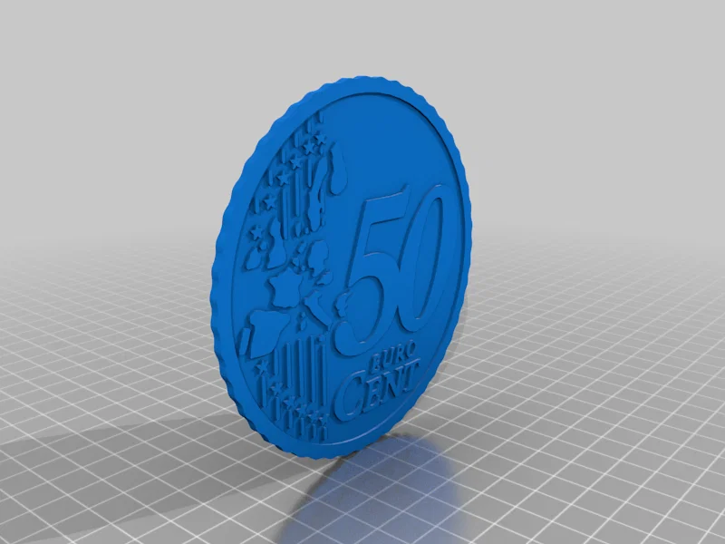 Lót ly hình đồng xu Euro 50 cent (Coin coaster Euro 50 cent) - Image 10