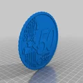Lót ly hình đồng xu Euro 50 cent (Coin coaster Euro 50 cent) - Thumbnail 13