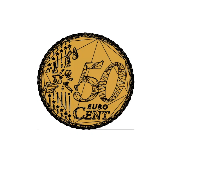 Đồng xu 50 cent - Image 1
