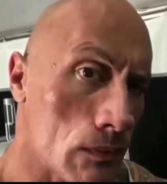 Mô hình Lithophane Dwayne The Rock Johnson nâng chân mày in 3D cực chất - Image 1