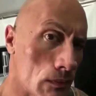 Mô hình Lithophane Dwayne The Rock Johnson nâng chân mày in 3D cực chất