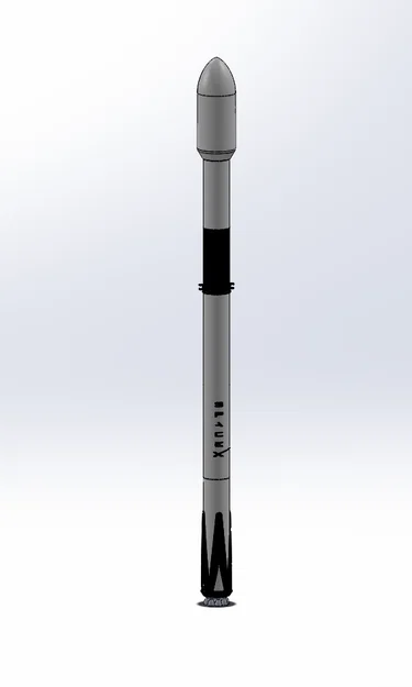 SpaceX Falcon 9 Kit card – Bộ kit card tên lửa Falcon 9 in 3D - Image 2