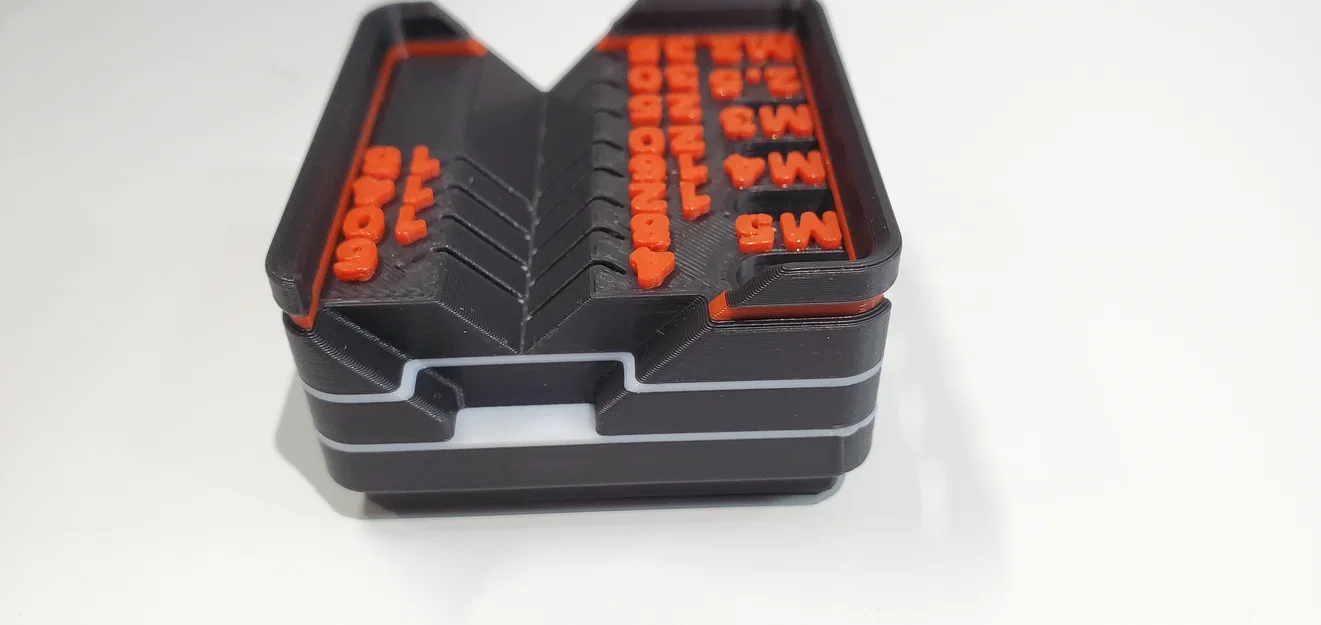 Công cụ đo vít Gridfinity 3D - Phụ kiện sắp xếp đồ nghề thông minh - Image 2