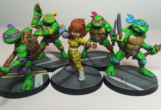 Bộ mô hình 4 chú rùa Ninja (TMNT) phong cách Lowpoly siêu chất - Image 2