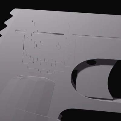 Devl Rubberband Gun V3 (Print-in-Place) - Súng dây thun in liền khối