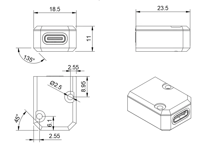Vỏ cho module USB-C Power Delivery PDC004-PD - Image 9