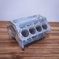 Kẹp Name Card & Ống Cắm Bút Dạng Lốc Máy V8 - Thumbnail 4