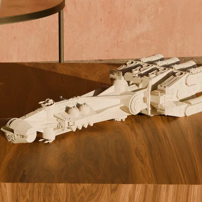 Mô hình tàu CR-90 Corvette - Đồ trang trí Star Wars cực chất