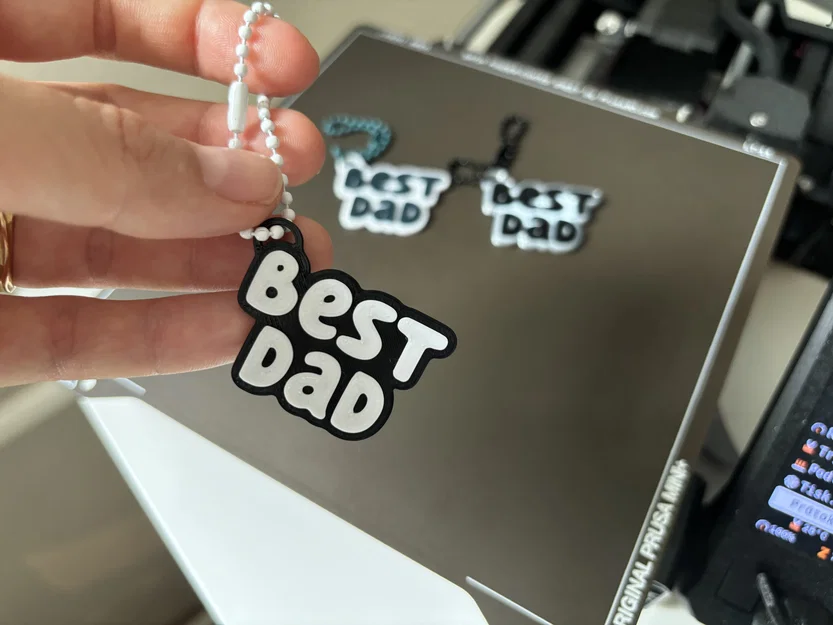 Móc khóa in 3D Best Dad - Món quà ý nghĩa dành tặng cha - Image 4