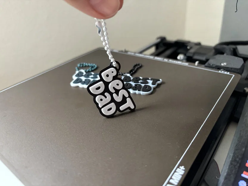 Móc khóa in 3D Best Dad - Món quà ý nghĩa dành tặng cha - Image 5