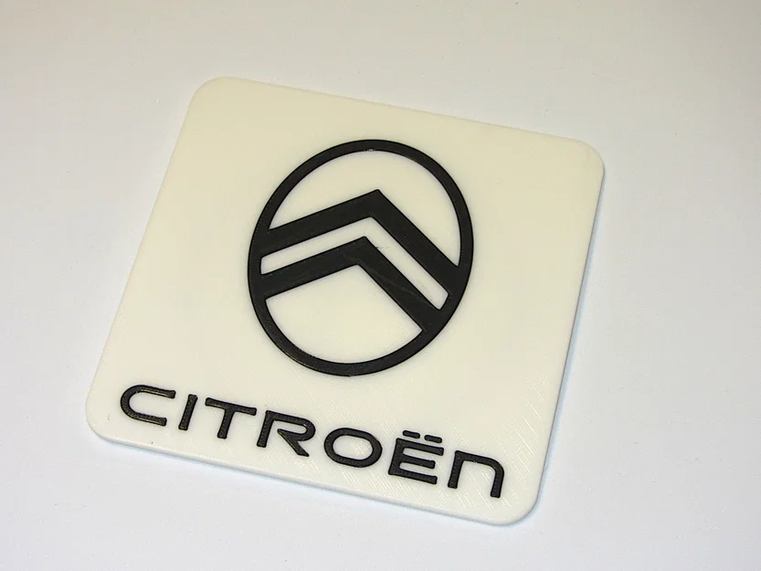 Logo Citroën 2022 (OpenSCAD) – Citroën Citroen Logo - Image 1