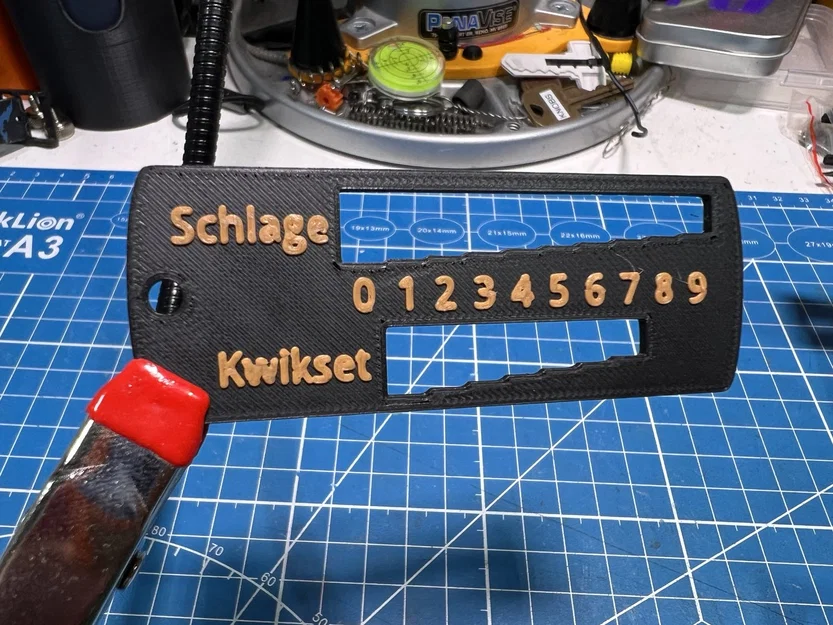 Schlage Kwikset Key Decoder (Bộ giải mã chìa Schlage & Kwikset) - Image 1