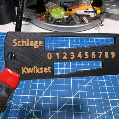 Schlage Kwikset Key Decoder (Bộ giải mã chìa Schlage & Kwikset)
