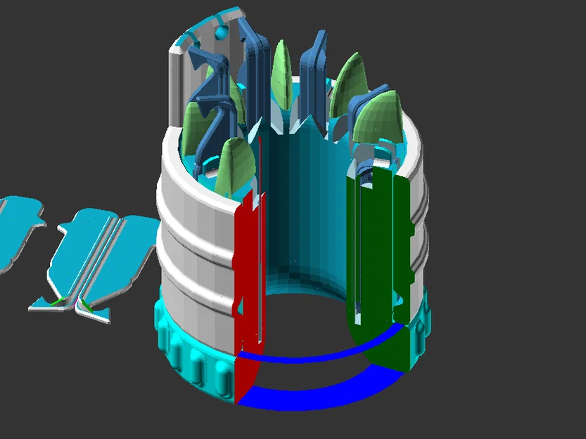 Máy đan len (Knitting machine) dạng tròn in 3D - Image 4
